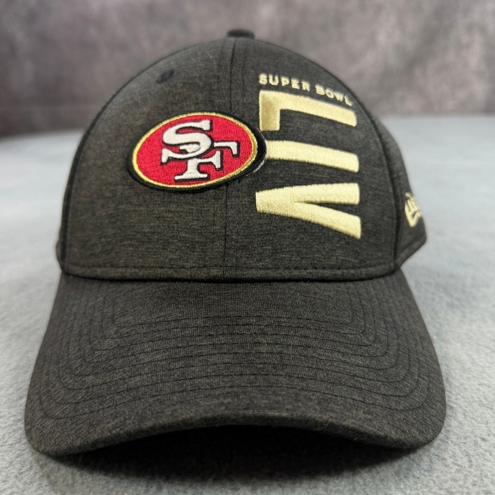 New Era San Francisco 49ers Super Bowl LIV 39THIRTY Hat Mens OSFM Charcoal Gray